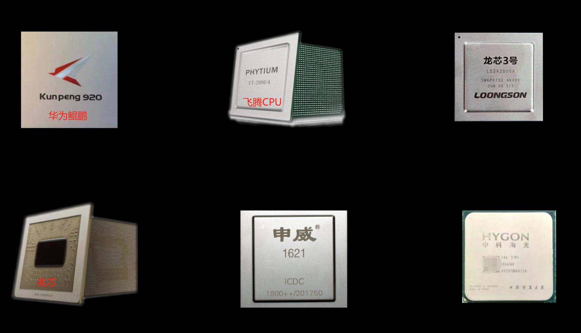 如果我们抵制英特尔芯片，6大国产CPU，谁能顶上来？