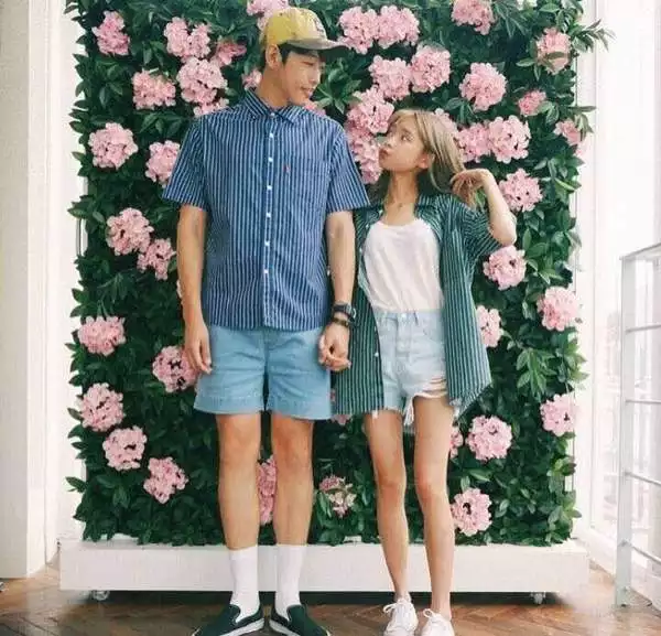 3、身高和情侣图:谁有女生和男生身高对比图？
