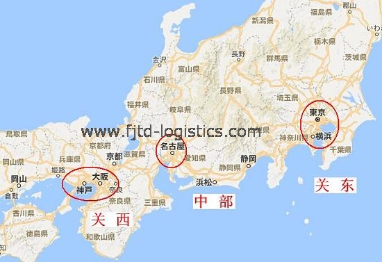 2、日本海运到中国哪个港口:出口到日本大阪在中国哪个港口出好点，