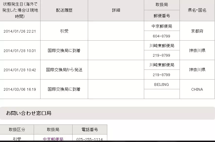 7、中国到日本海运价格表:中国邮政寄东西到日本怎么收费 空运及船运价格
