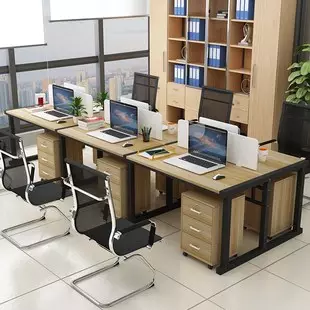 1人办公室桌子摆放图：单人办公室办公桌椅如何摆放好