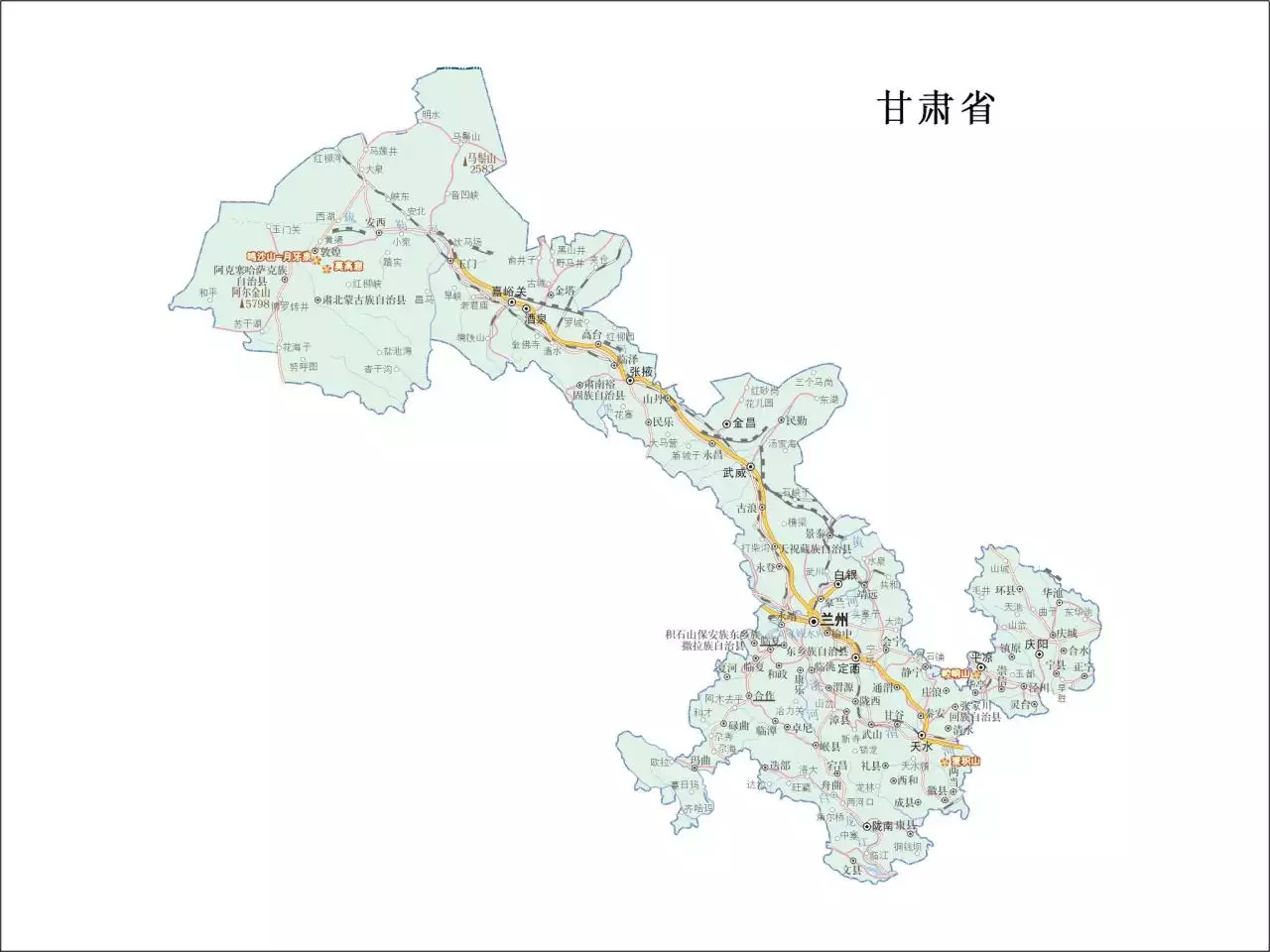 1、甘肃省86个县排名:甘肃省有多少个县