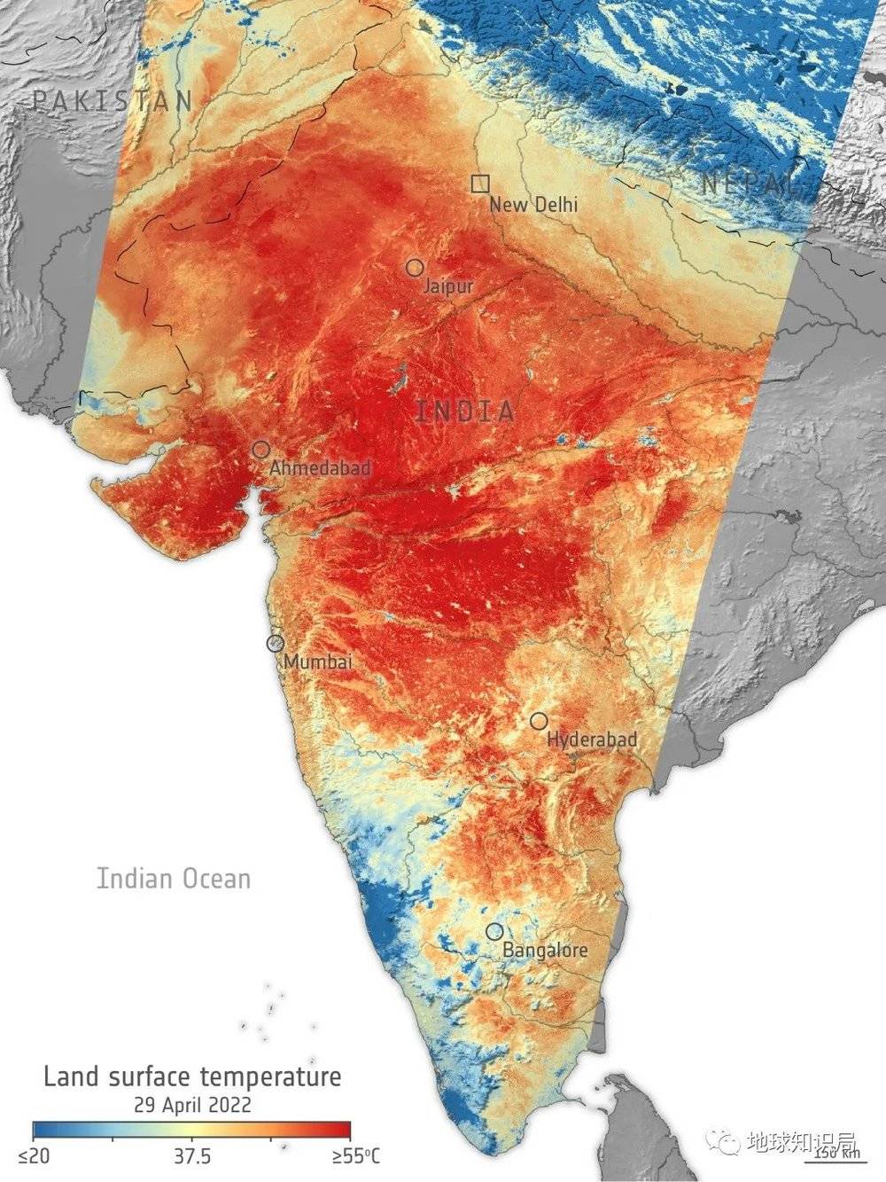 高温热浪席卷印度，这次真的热炸了