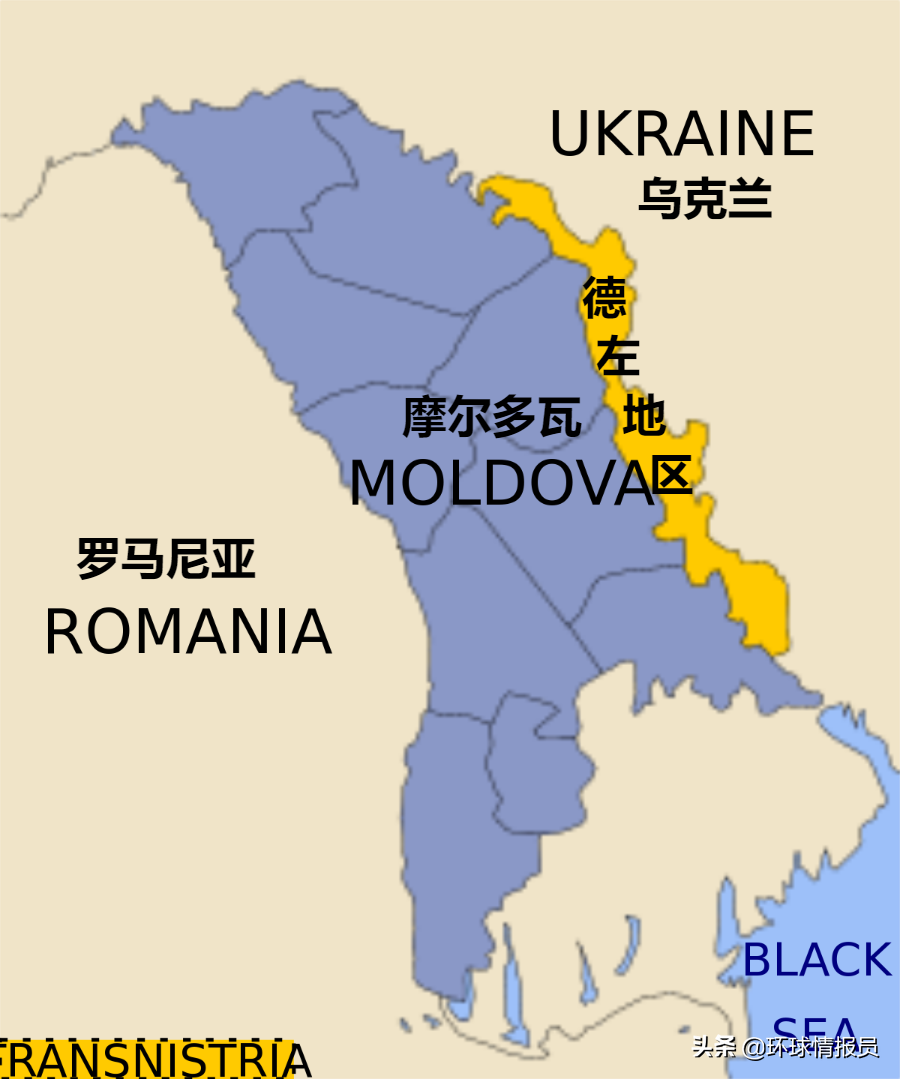 最悲催的内陆国：摩尔多瓦离黑海仅2公里，为何却沦为了内陆国？