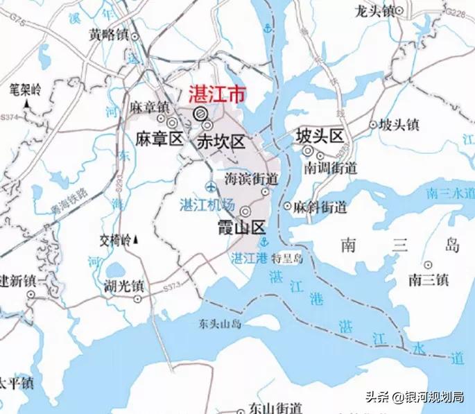 湛江拥有4个市辖区，未来有望新增3个市辖区？谋划粤西中心城市