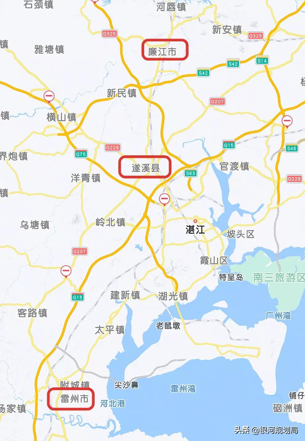 湛江拥有4个市辖区，未来有望新增3个市辖区？谋划粤西中心城市