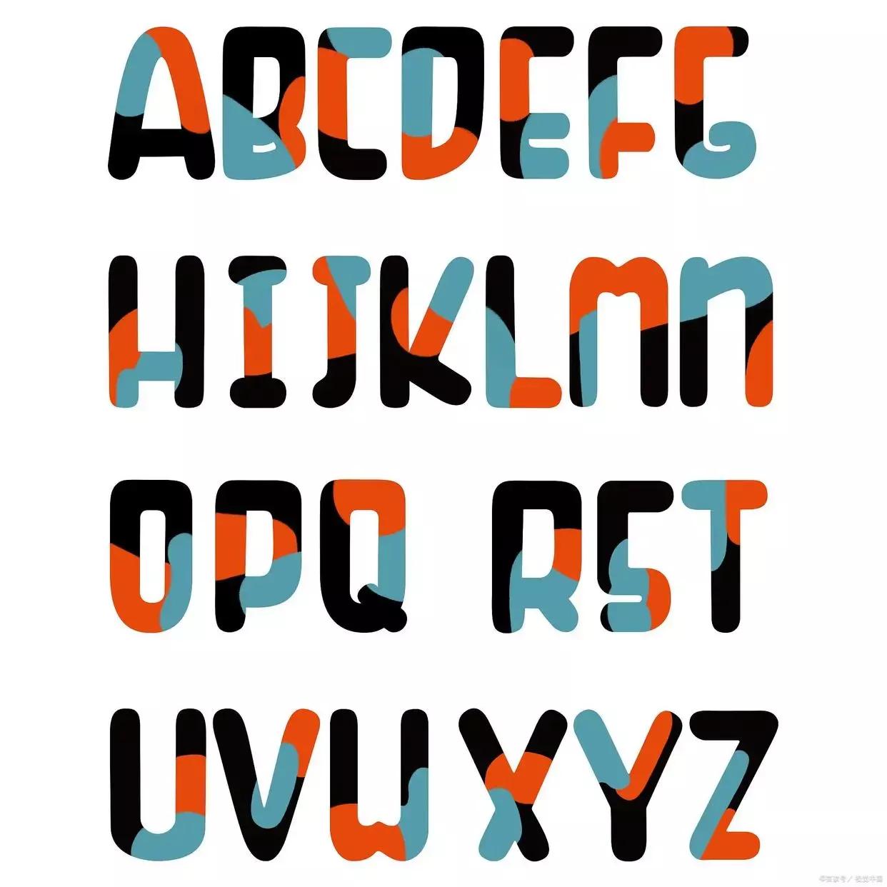 拉丁字母图片