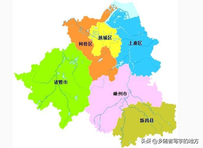 浙江省绍兴市行政区划