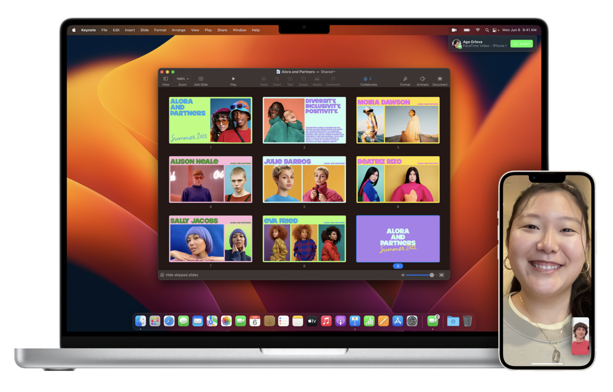 macOS Ventura发布：加入台前调度功能，手机也可以做外接摄像头