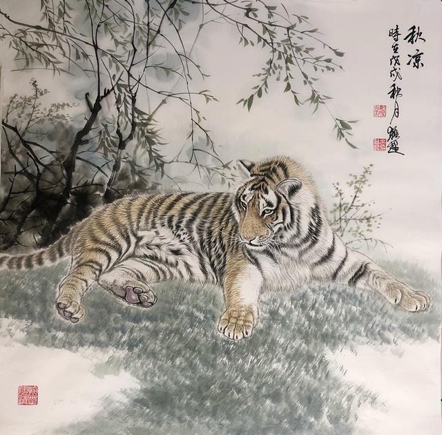 中国现当代十大名家画虎