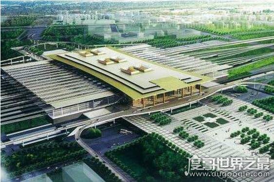 目前亚洲最大的火车站，中国南京南站(面积45.8万平方米)