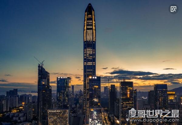 深圳最高楼，平安大厦刷新深圳新高度(118层600米)