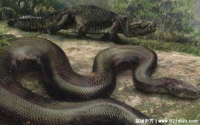史前巨蛇塞雷洪泰坦蟒有多大，身长达15米(地球霸主)