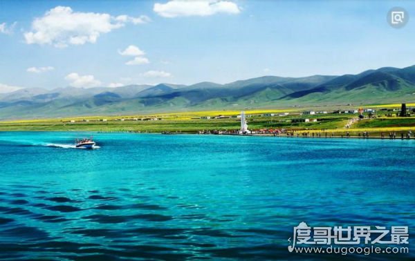 我国最大的咸水湖，青海湖(绕其一圈需50小时)