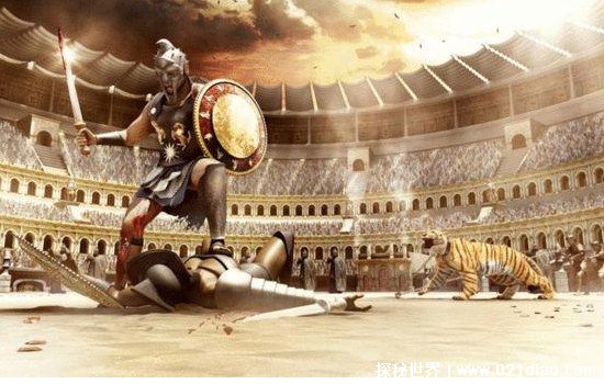 古罗马斗兽场有多恐怖残忍，人与狮虎厮杀100天直到同归于尽