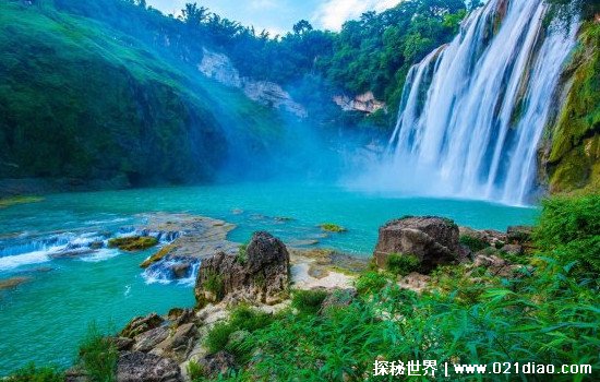 黄果树瀑布在贵州哪里地图，安顺市镇宁布依族苗族自治县