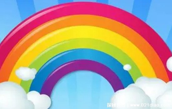 彩虹的颜色是哪七种颜色顺序，红/橙/黄/绿/蓝/靛/紫