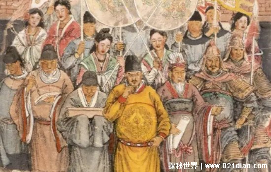 唐朝历代帝王顺序表，附在位年限关系及病故年龄(23位帝王)