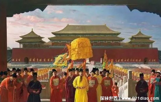 故宫第一位皇帝，朱棣(最开始只是陪都后来迁都到北京了)