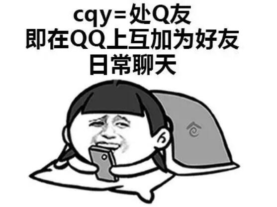 处qy是什么意思，cqy是指在QQ上做好友的意思(类似加个Q)