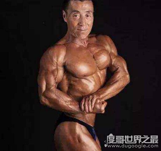 中国最老健美运动员，杨新民(70岁的年龄30岁的身材)