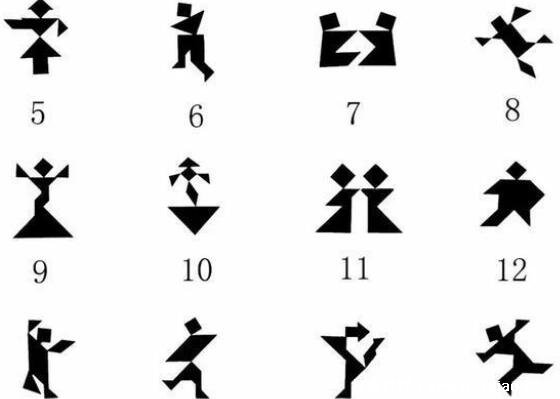 七巧板拼图有几种图形，三种(但可以拼成上百种图形)