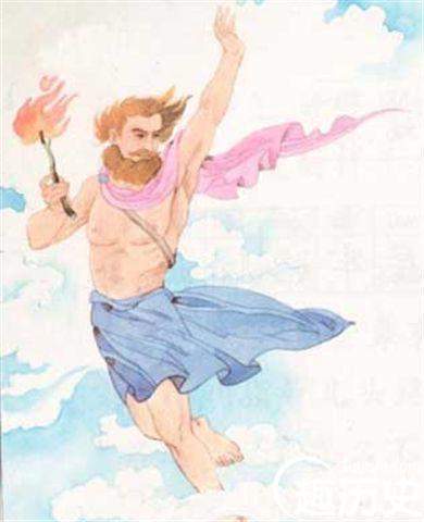 西方神话故事中的普罗米修斯是什么神