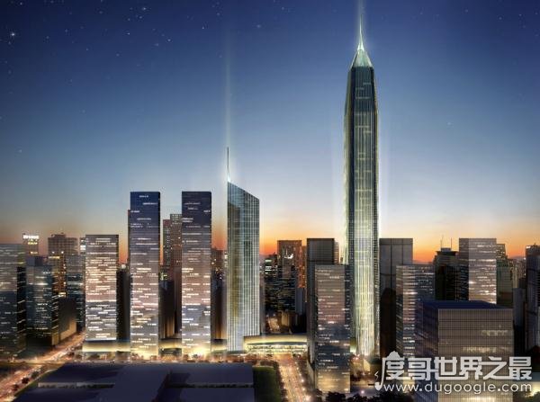 深圳最高楼，平安大厦刷新深圳新高度(118层600米)