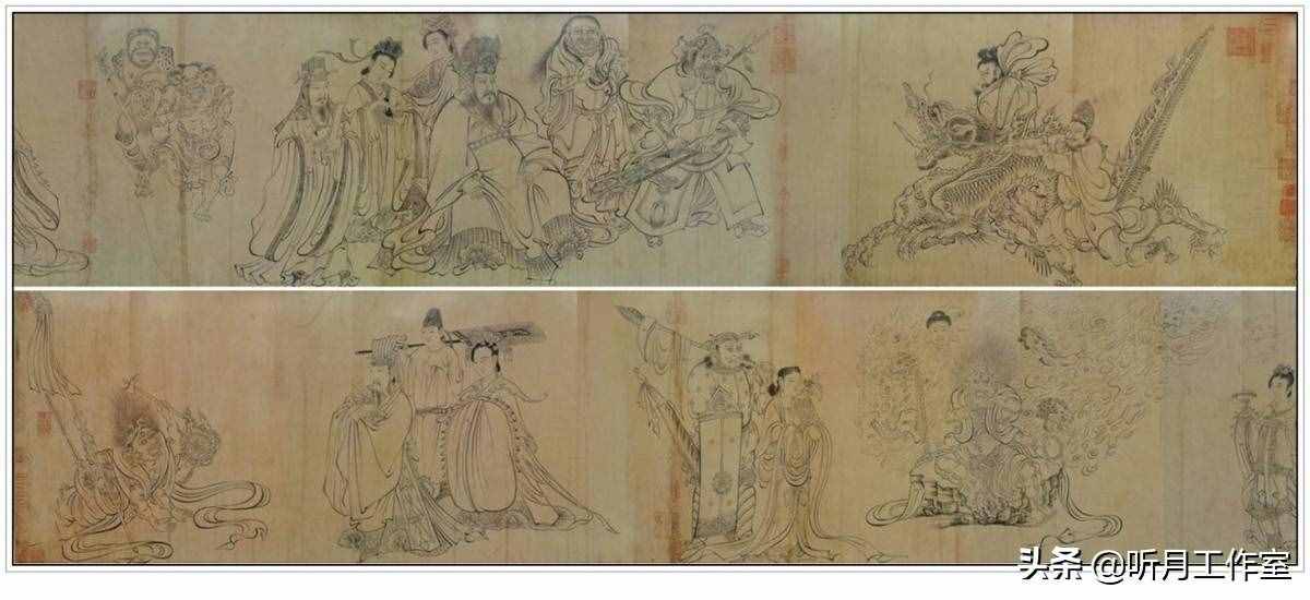 唐朝时期画圣吴道子八幅经典绘画作品赏析
