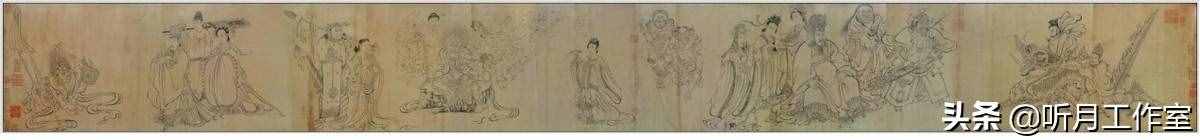 唐朝时期画圣吴道子八幅经典绘画作品赏析