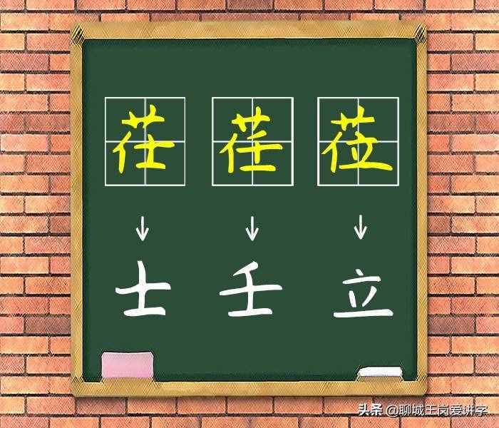 文化知识：汉字“茌”“荏”“莅”怎么区分？关键弄清本质