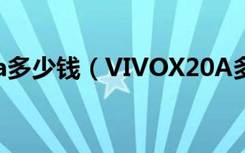 vivox20a多少钱（VIVOX20A多少钱）