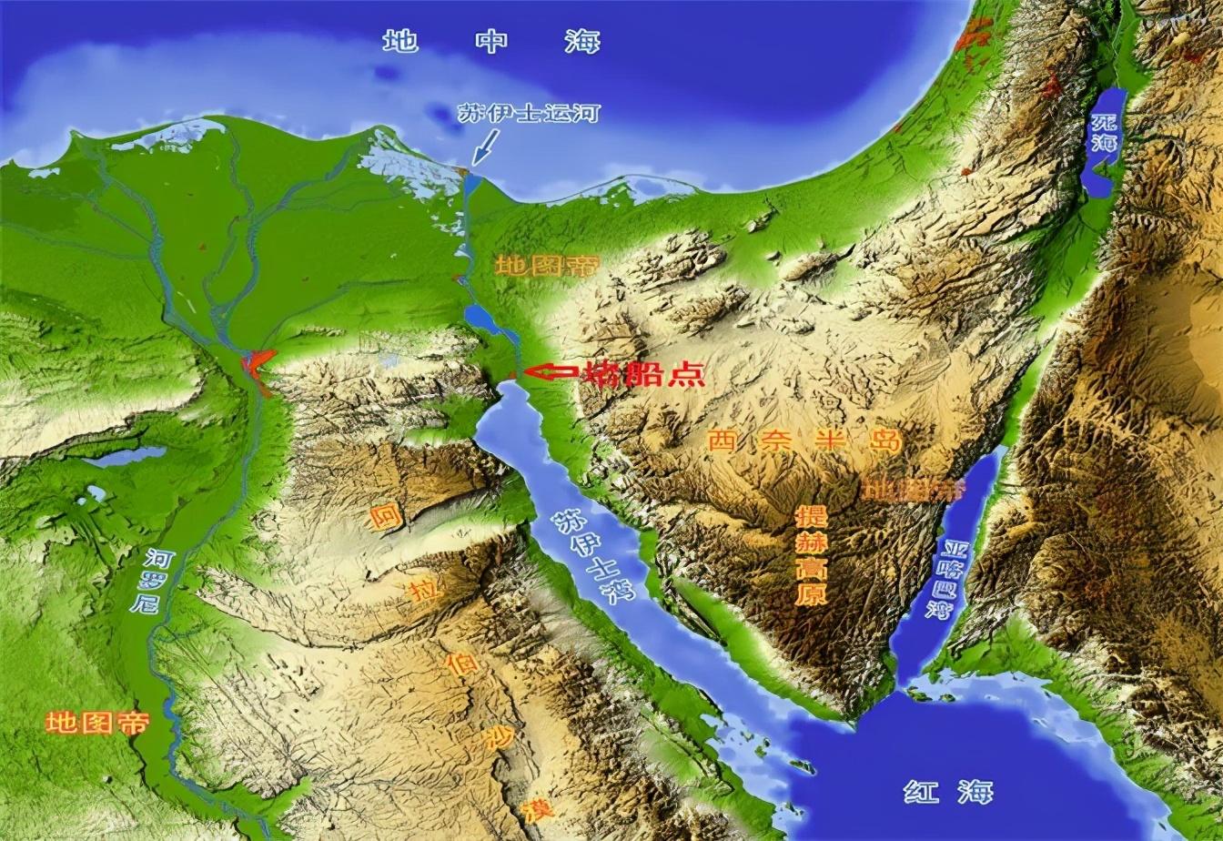 苏伊士运河在哪里（苏伊士运河位置图）