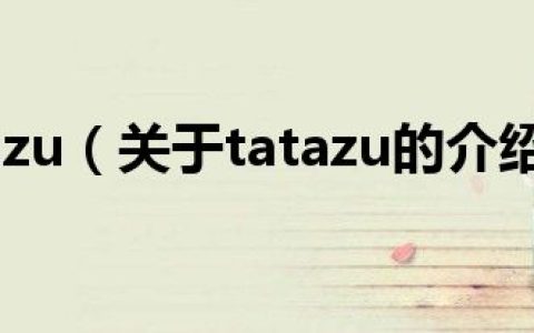 tatazu（关于tatazu的介绍）