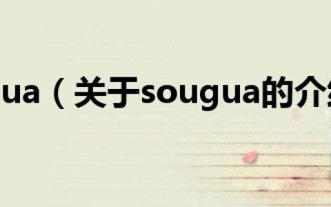 sougua（关于sougua的介绍）